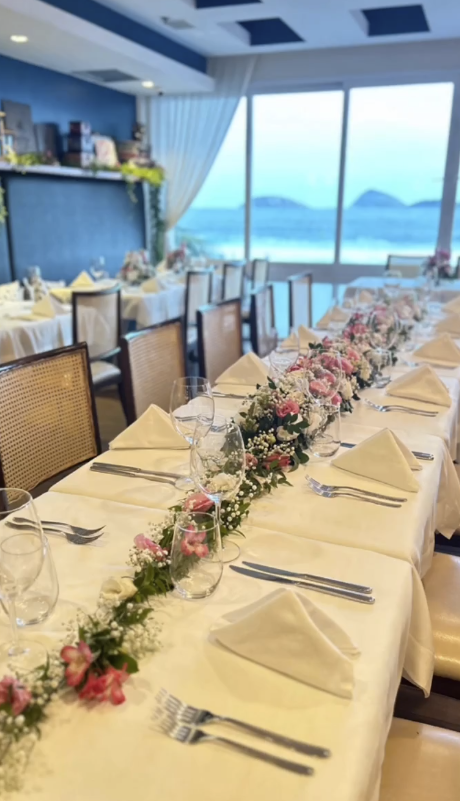 Decoração do casamento de Aline e Felipe no Masserini Cucina